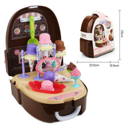 WOOPIE Little Chef Set Ice Cream Shop in a Backpack 36 pcs.
