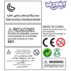 WOOPIE Little Chef Set Ice Cream Shop in a Backpack 36 pcs.