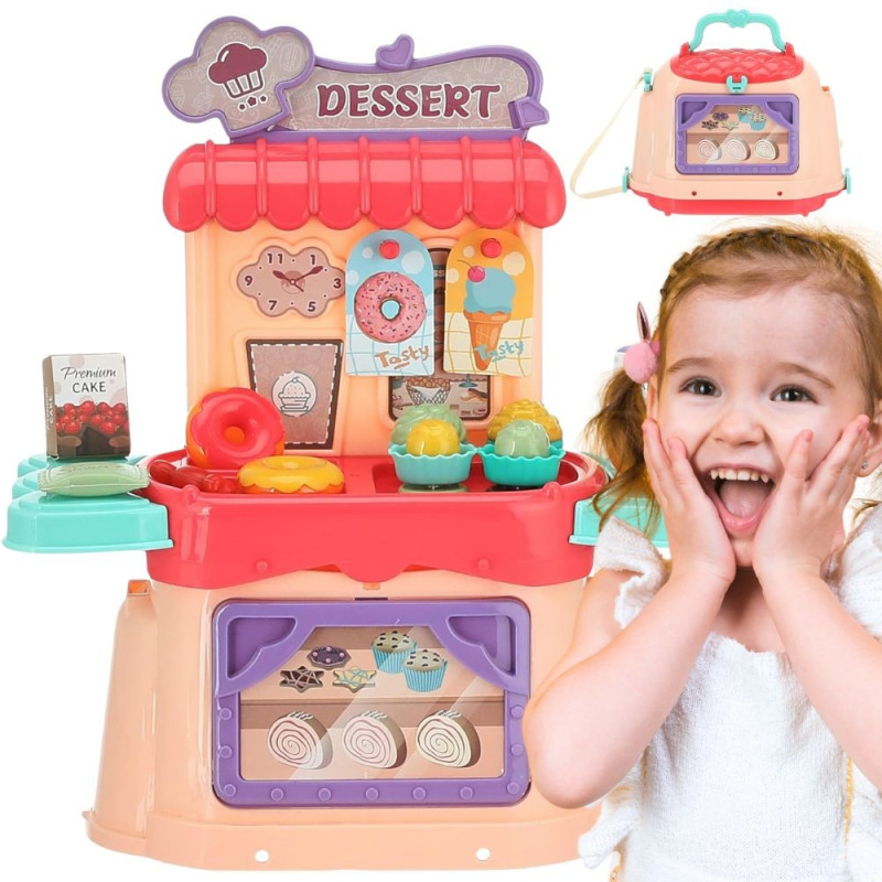 WOOPIE Confectionery Ice Cream Parlor 3-in-1 Suitcase 25-piece Bag