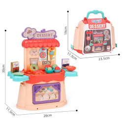 WOOPIE Confectionery Ice Cream Parlor 3-in-1 Suitcase 25-piece Bag