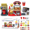 WOOPIE Fast Food XXL Shop Restaurant Cashier + Beverage Distributor