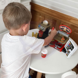 WOOPIE Fast Food XXL Shop Restaurant Cashier + Beverage Distributor