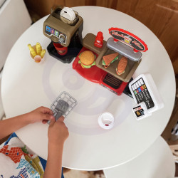 WOOPIE Fast Food XXL Shop Restaurant Cashier + Beverage Distributor