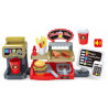 WOOPIE Fast Food XXL Shop Restaurant Cashier + Beverage Distributor