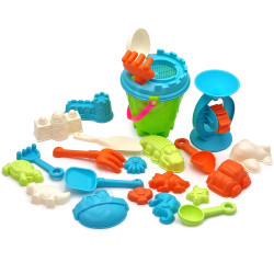 WOOPIE Large Sandbox with Bucket 25 pcs - 5 SETS