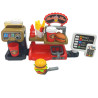 WOOPIE Fast Food XXL Shop Restaurant Cashier + Beverage Distributor