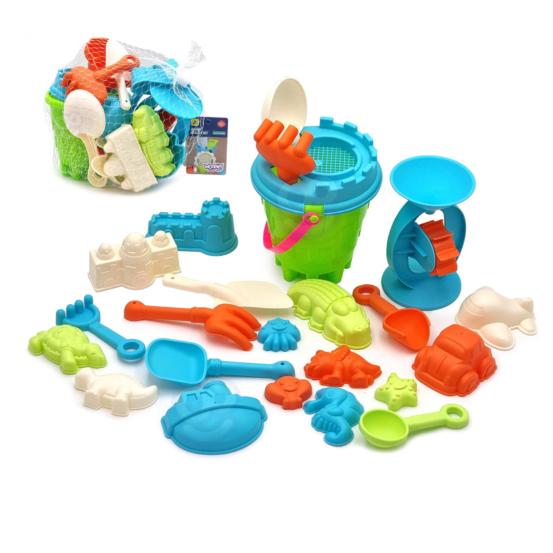 WOOPIE Large Sandbox with Bucket 25 pcs - 10 SETS