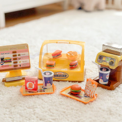 WOOPIE Shop Restaurant Fast Food Mini Burger Shop "BIG BURGER"