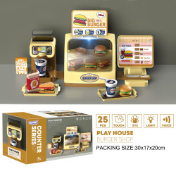 WOOPIE Shop Restaurant Fast Food Mini Burger Shop "BIG BURGER"