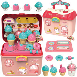 WOOPIE Ice Cream Parlor 2 in 1 Suitcase 16 pcs.
