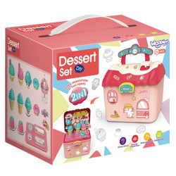 WOOPIE Ice Cream Parlor 2 in 1 Suitcase 16 pcs.
