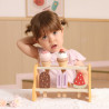 VIGA Wooden Ice Cream Shop Set with 6 Ice Creams