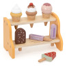 VIGA Wooden Ice Cream Shop Set with 6 Ice Creams