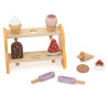 VIGA Wooden Ice Cream Shop Set with 6 Ice Creams