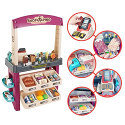 WOOPIE Ice Cream and Sweets Supermarket Light Sound + 55 Acc.