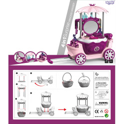 WOOPIE Beauty Salon Dressing Table on Wheels Trolley Wlizka 31 acc. 4 in 1