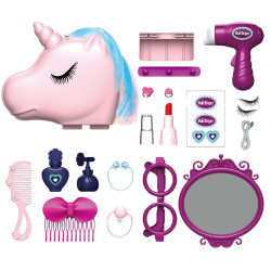 VIGA White Dressing Table + Salon-Style Accessories Set