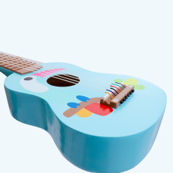 CLASSIC WORLD Wooden Guitar For Kids Toucan