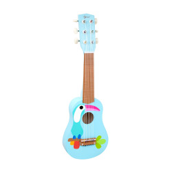 CLASSIC WORLD Wooden Guitar For Kids Toucan