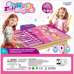 WOOPIE Large Musical Mat 2 in 1 Interactive Drums Piano