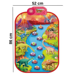 WOOPIE Large Musical Mat Piano XL Dinosaurs Interactive