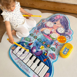 WOOPIE Mermaid Musical Mat 2 in 1 Interactive Drums