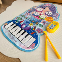 WOOPIE Mermaid Musical Mat 2 in 1 Interactive Drums