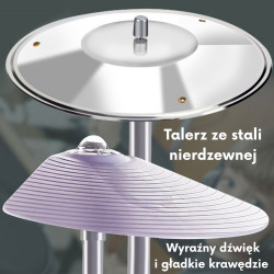 WOOPIE Educational Percussion for Children 5 Drums 1 Cymbal + Animal-Themed Stool