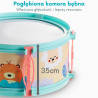 WOOPIE Educational Percussion for Children 5 Drums 1 Cymbal + Animal-Themed Stool