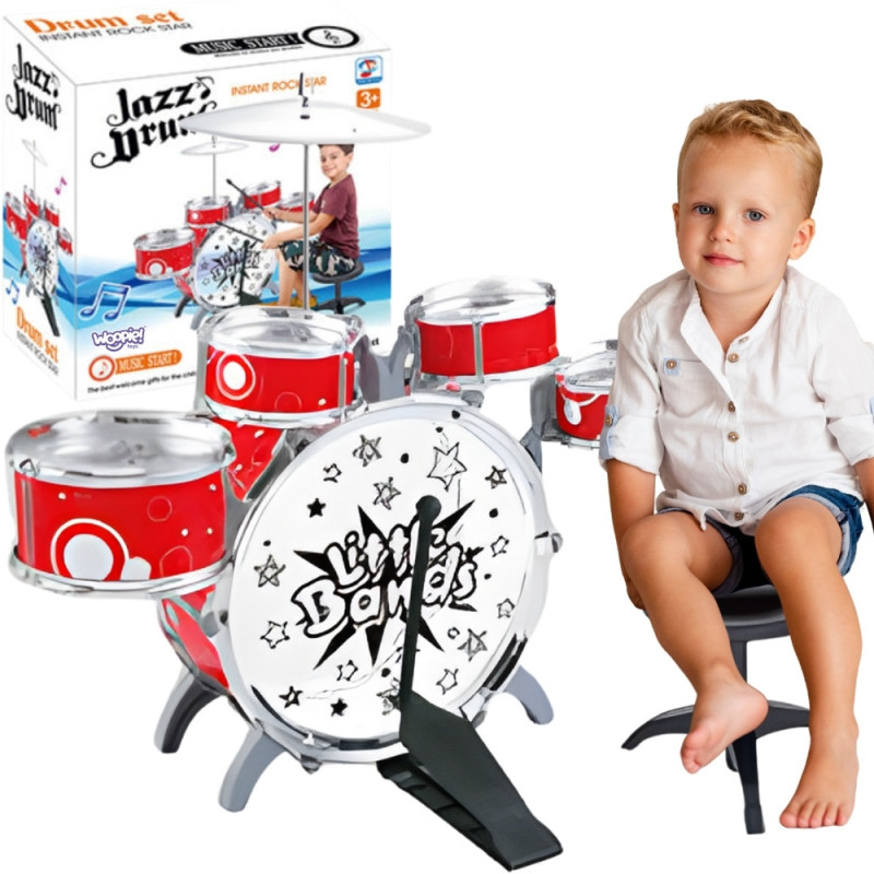 WOOPIE Educational Drum Set for Kids Learning Music