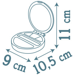 SMOBY My Beauty Compact Powder Compact with Mirror and Light