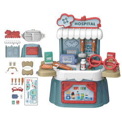 WOOPIE Little Doctor Set 3in1 Suitcase Bag 21 pcs.