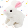 WOOPIE Interactive Bunny Plush Toy with Carrot White