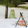 TOOKY TOY Wooden Camping Cooking Set with Campfire