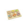 MASTERKIDZ Wooden Math Puzzle Fractions