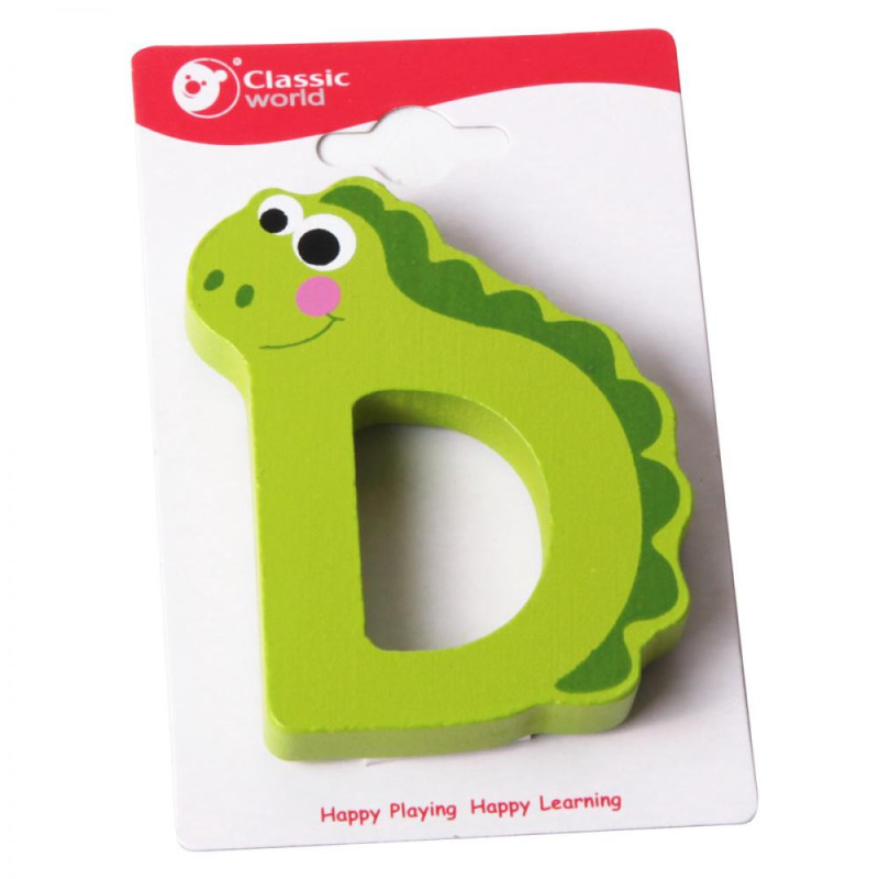 CLASSIC WORLD Wooden Letter D