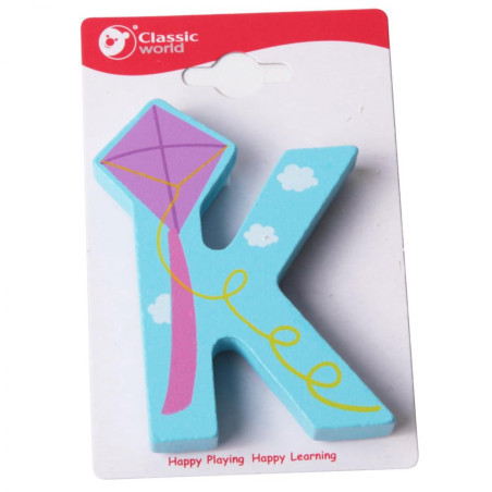 CLASSIC WORLD Wooden Letter K