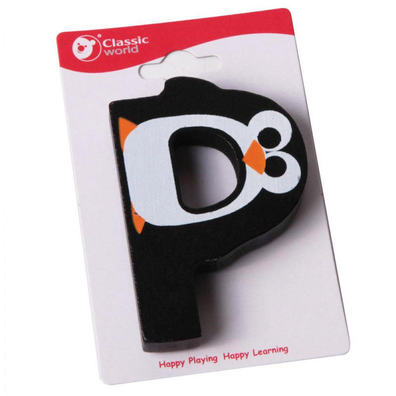 CLASSIC WORLD Wooden Letter P