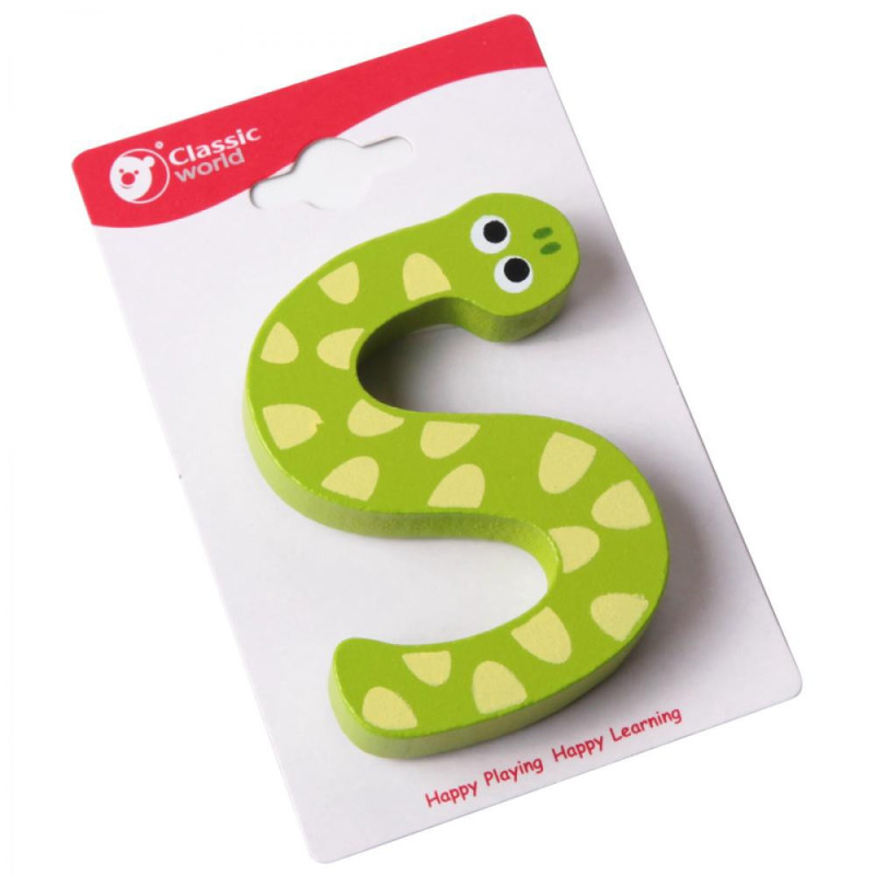 CLASSIC WORLD Wooden Letter S