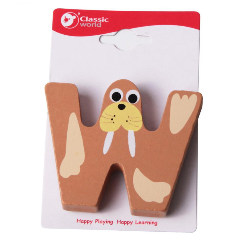 CLASSIC WORLD Wooden Letter W