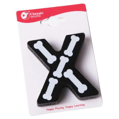 CLASSIC WORLD Wooden Letter X