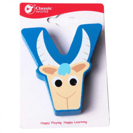 CLASSIC WORLD Wooden Letter Y