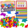 WOOPIE Montessori Educational Set Learning to Count Color Sorter Sea Land 111 pcs.