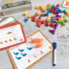 WOOPIE Montessori Educational Set Learning to Count Color Sorter Sea Land 111 pcs.