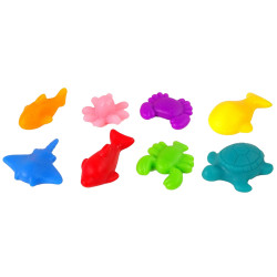 WOOPIE Montessori Educational Set Learning to Count Color Sorter Sea Land 111 pcs.