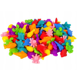 WOOPIE Montessori Educational Set Learning to Count Color Sorter Sea Land 111 pcs.