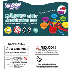 WOOPIE Montessori Educational Set Learning to Count Color Sorter Sea Land 111 pcs.