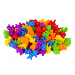 WOOPIE Montessori Educational Set Learning to Count Color Sorter Animals 83 pcs.