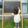 CLASSIC WORLD EDU Wooden Educational Chalkboard