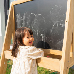 CLASSIC WORLD EDU Wooden Educational Chalkboard